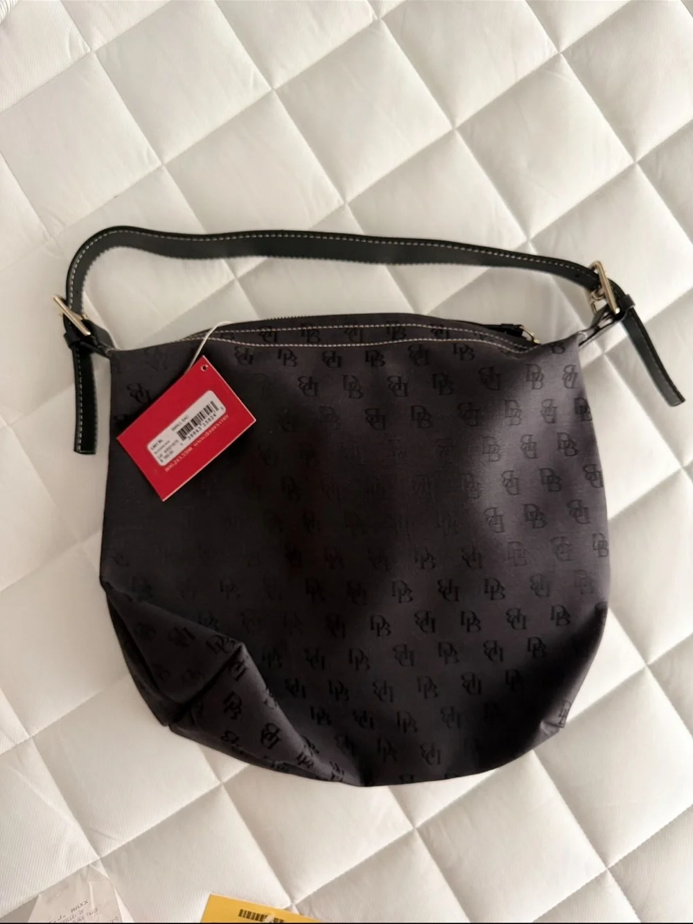 Dooney & Bourke Black Small Sac Shoulder Bag NWT
